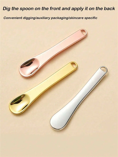 1 2 3 6 Reusable Cosmetic Spatulas Mini Spoons Suitable Easy Qme