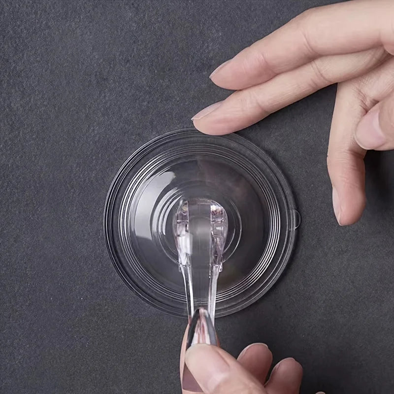 A hole free waterproof bathroom kitchen suction cup hook Qme
