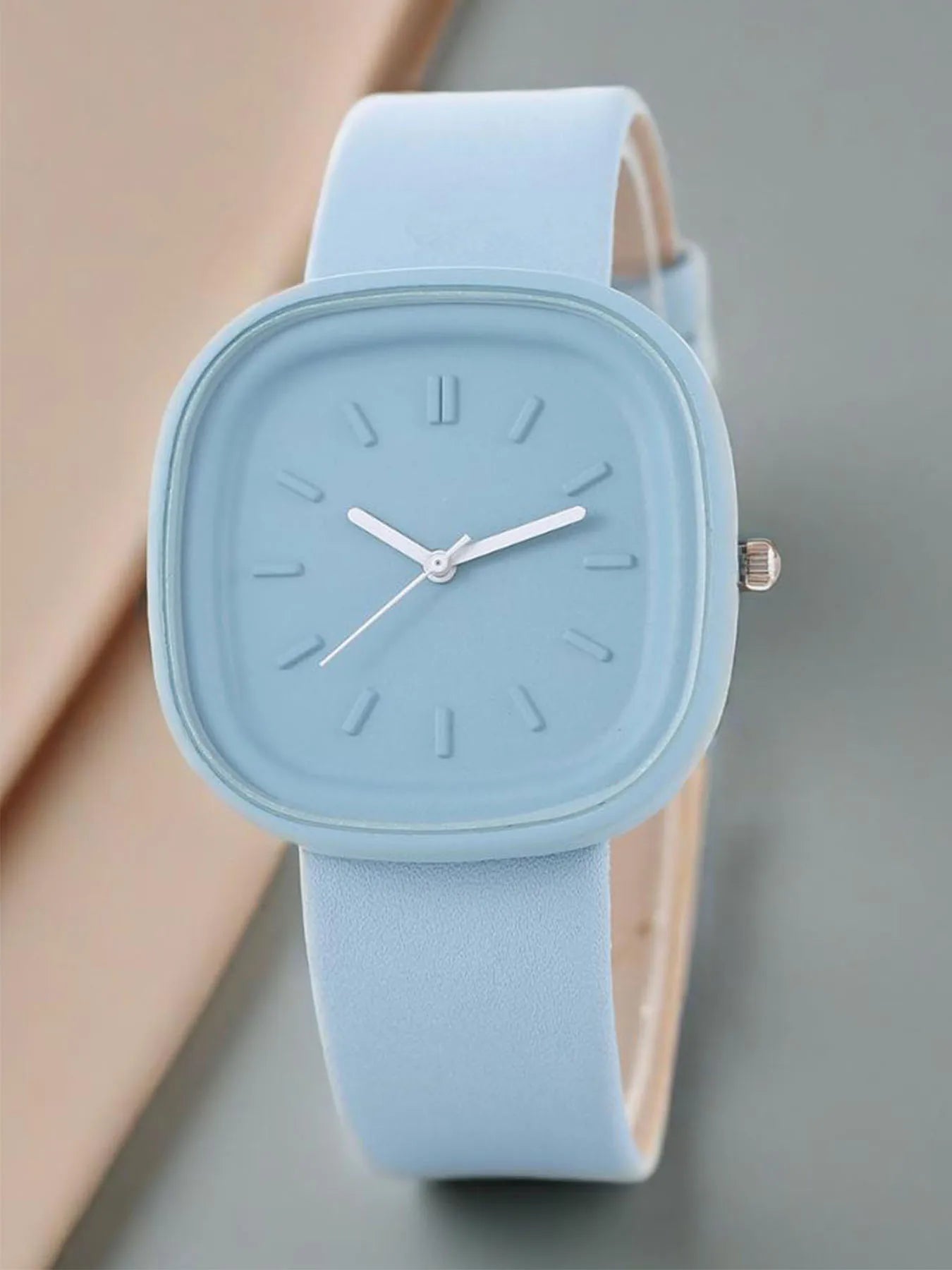 Women's Watch Macaron Series Harajuku Style Candy Color Jelly Simple High-Quality Quartz Watch Qme A No