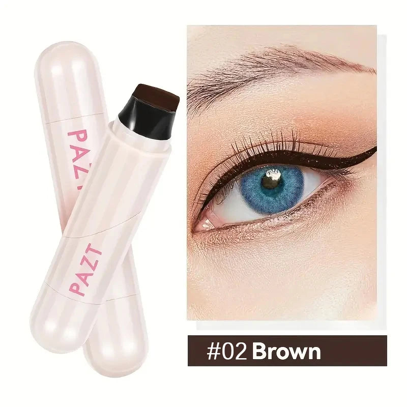 Integrated Eyeliner Seal Pen Waterproof Sweat Proof Durable Fixation Qme 02 Brown