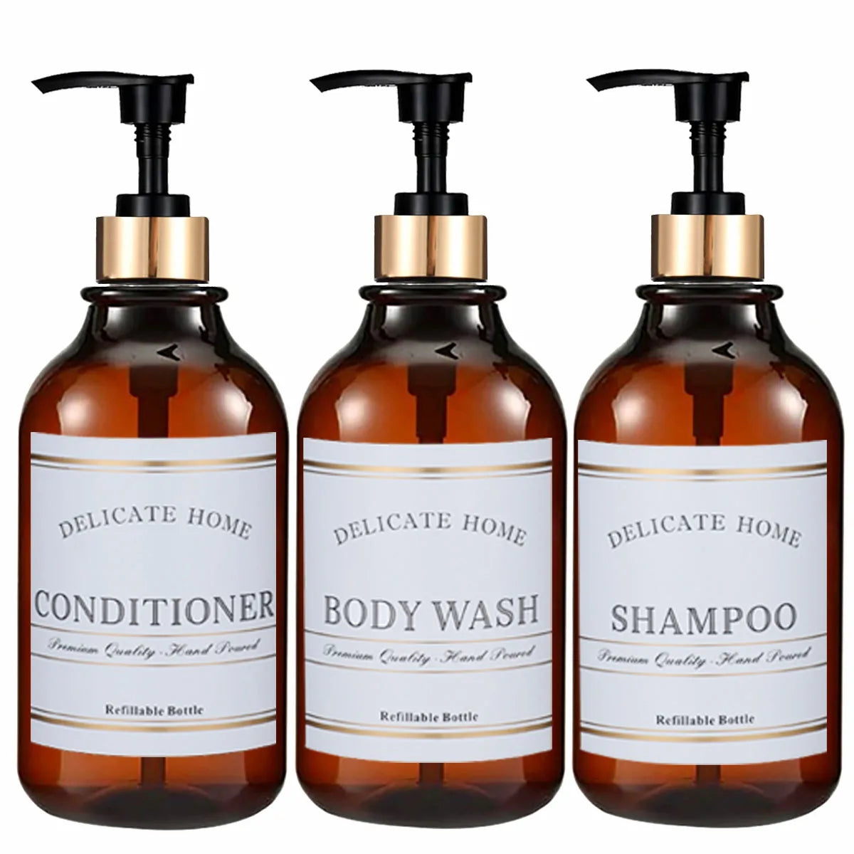 Soap Dispenser with Pump and Labels Dish Soap Dispenser for Kitchen Sink Countertop Decoration Refill Hand Wash Bottle Qme C