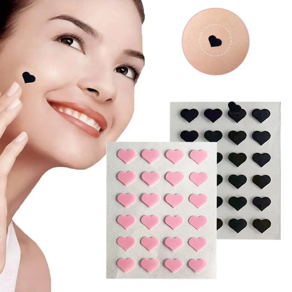24pcs Anti-ance Patch Hydrocolloid Acne Pimple Removal Sticker Gentle Repair Oil Control Breathable Soothing Facial Care Qme