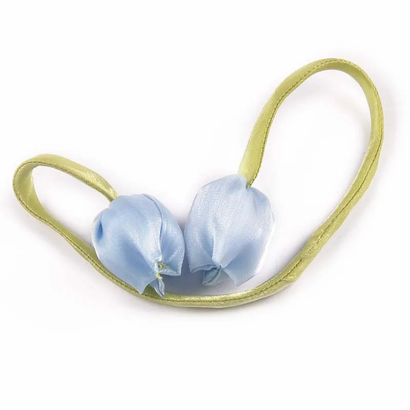 3pcs Length 46cm Tulip Hairband Female Pony Edge Clip Line Ribbon Double Ponytail Personalized Decorative Accessories cp3828 Qme 3pcs cp3828-7