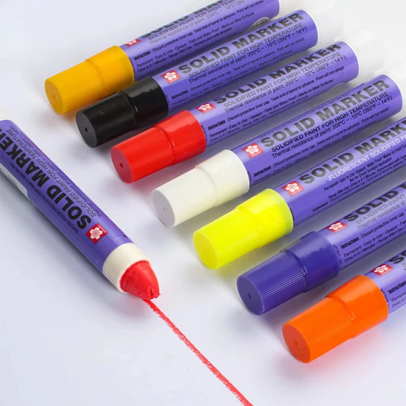 Sakura Solid Paint Pen Japan XSC Industrial Tire Marker Metal Use Qme
