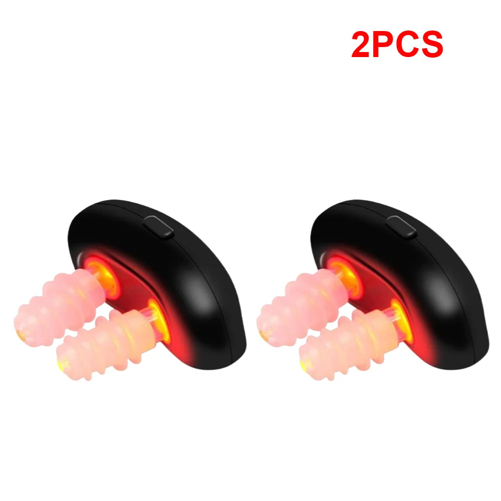 1/2PCS Cordless Low Frequency Pulse Nose Massage Portable Red Light Nose Therapy Infrared Device for Improving Nasal Ventilation Qme 2PCS