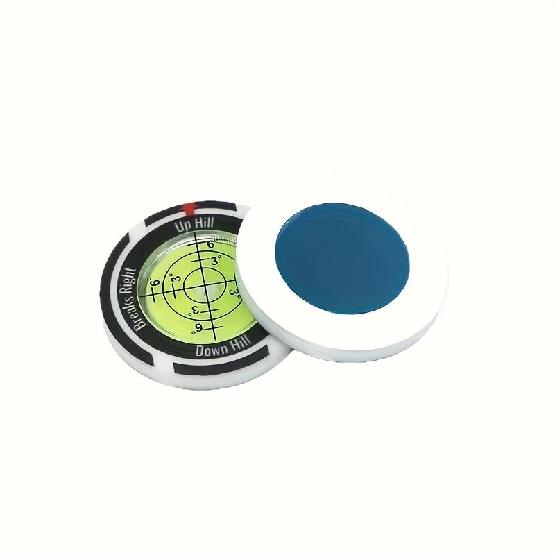 Golf Putting Green Reader Level Bubble Round Bullseye Spirit LevelSlope Finder Golf Training Aid Putt Ball Marker Alignment Tool Qme 1pc