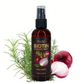 3 in 1 Biotin Rosemary Onion Hair Spray, MELAO Leave-In Conditioner & Detangler Spray, Tames Frizz, Adds Shine & Softness Qme MELAO-069