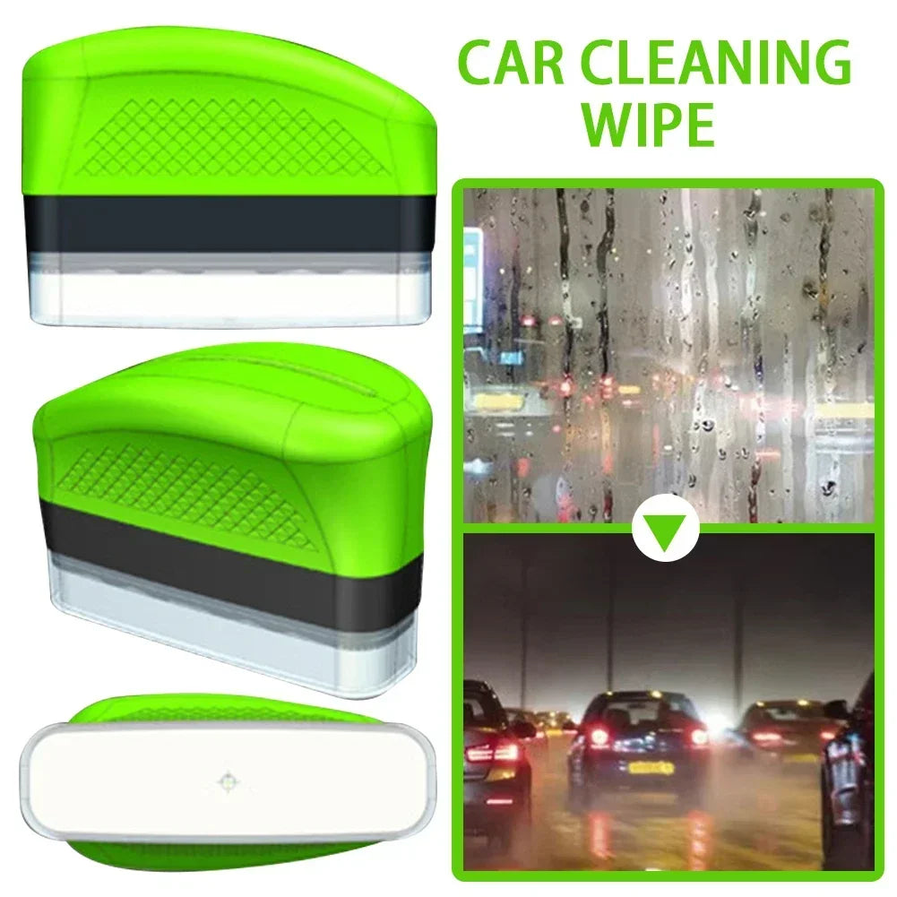 Car Glass Oil Film Wipe, Front Windshield Side Window, Oil Removal, Dirt Removal, Coating, Crystal Plating, Strong Cleaning Qme