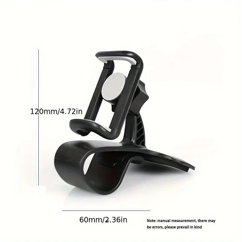 Car Phone Holder Easy Clip Mount Stand Panel Dashboard GPS Navigation Multi-Functional Bracket Holder For IPhone Xiaomi Qme
