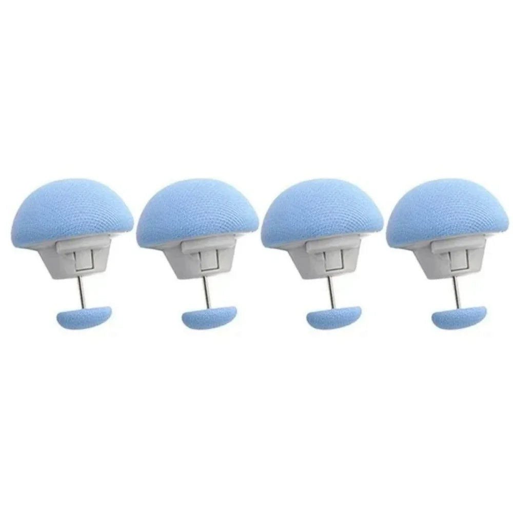 60-4PCS Bed Sheet Clip Quilt Anti Slip Safety Fixing Clip Blanket Anti Slip Deformation One Key Unlock Fastener Bed Accessories Qme Blue 4pcs
