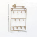 Wall Mounted Key Hook Clip Storage Rack Practical Multifunctional Qme goiden