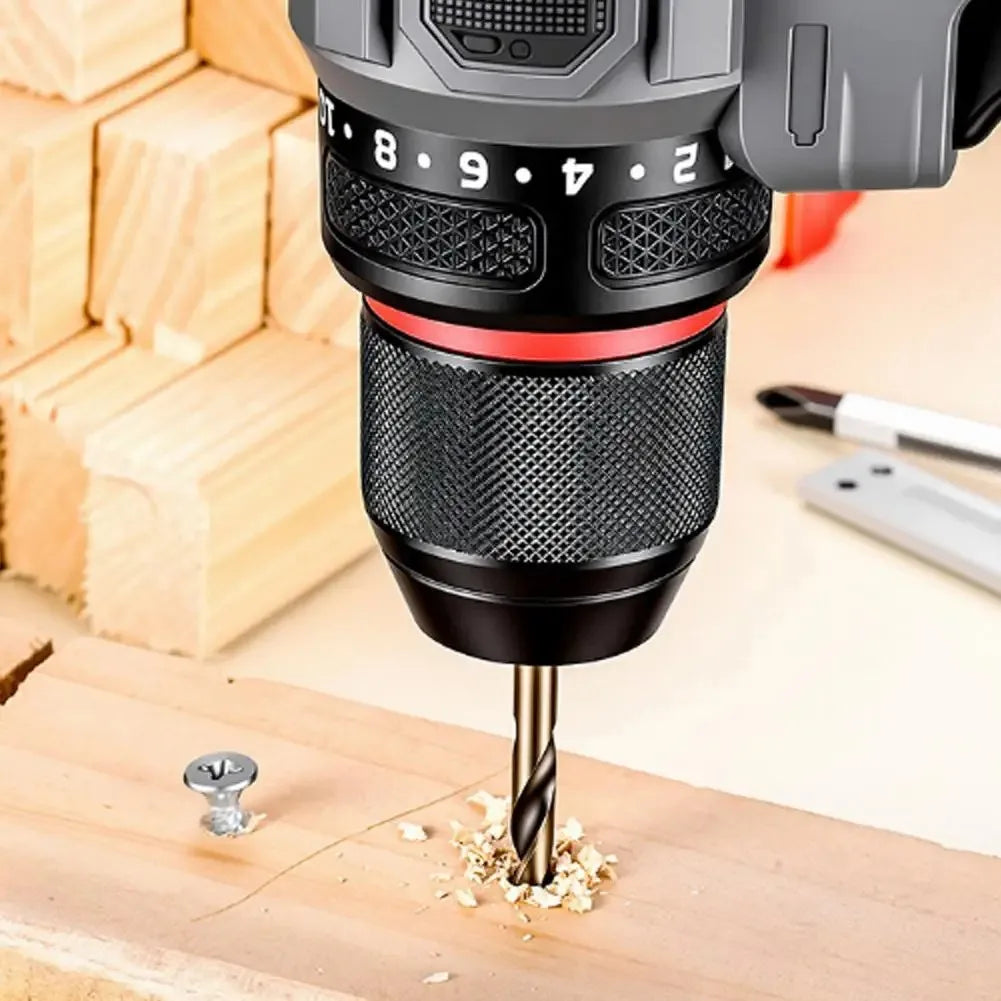 Ratchet Self Locking Drill Chuck Keyless Metal Drill Bit Adapter for Electric Impact Drill 1.5-13mm Quick Change Conversion Tool Qme