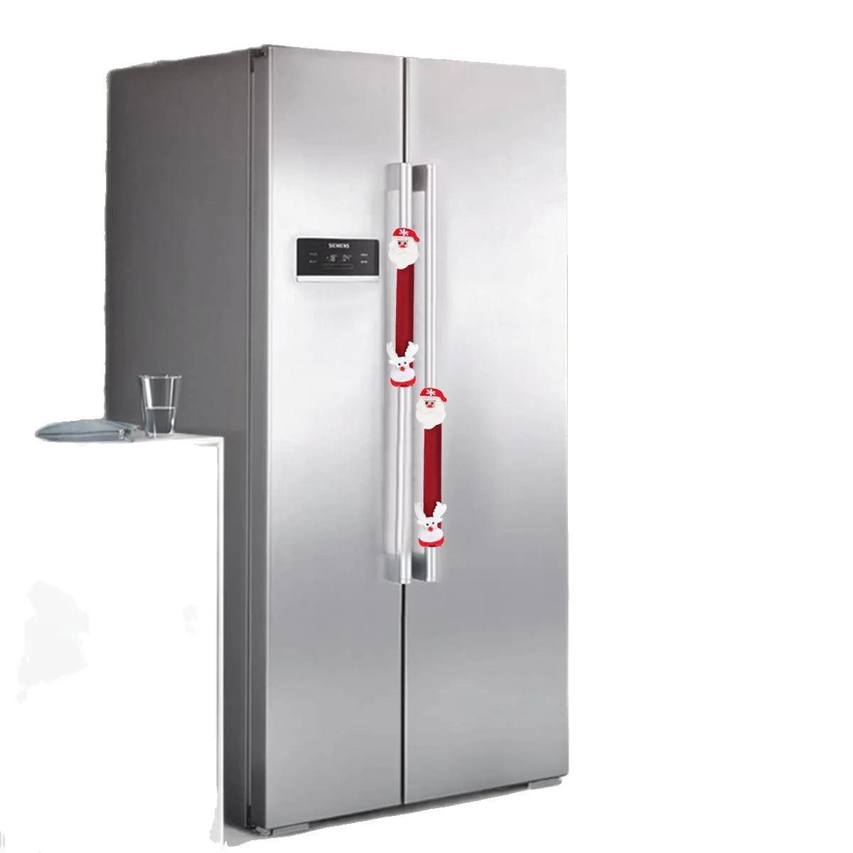 Xmas Linen Appliance Handle Covers Microwave Fridge Oven Door Qme