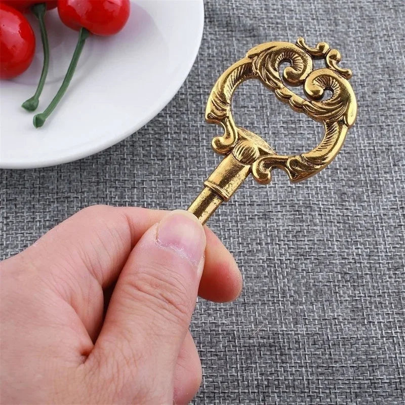 Metal Opener Alloy Party Favors Bottle Bar Kitchen Tool Vintage Key Qme