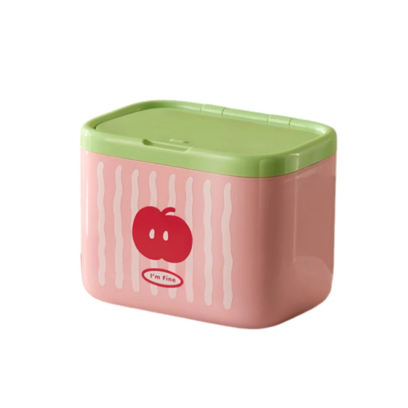 Bathroom Home Storage Organization Vanity Organizerscotton Swab Ball Qme Pink