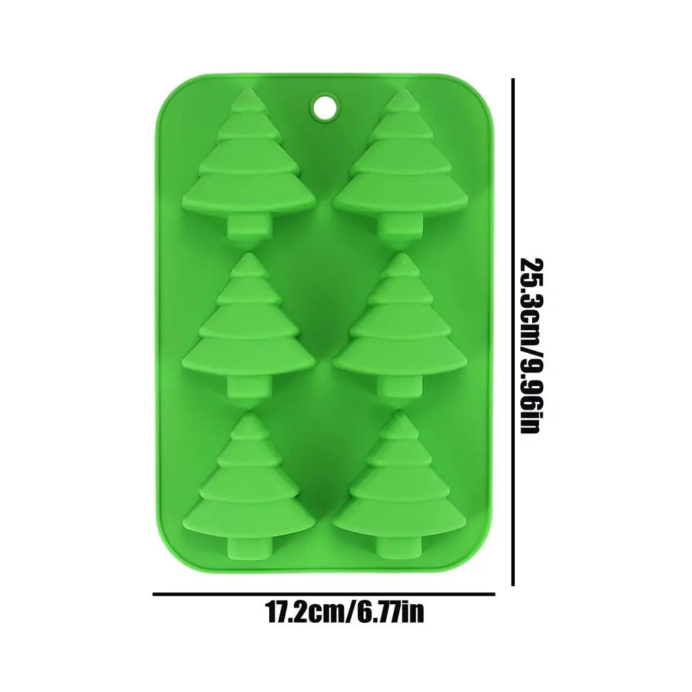 Christmas Silicone Molds Reusable Easy Release Non-stick Tray Candy Qme China Mainland Style 6