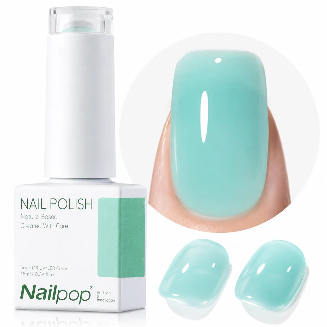 Nailpop Summer Dopamine Gel Polish 20 Colors 8 12 Builder Nail Art Qme B-005 10ml
