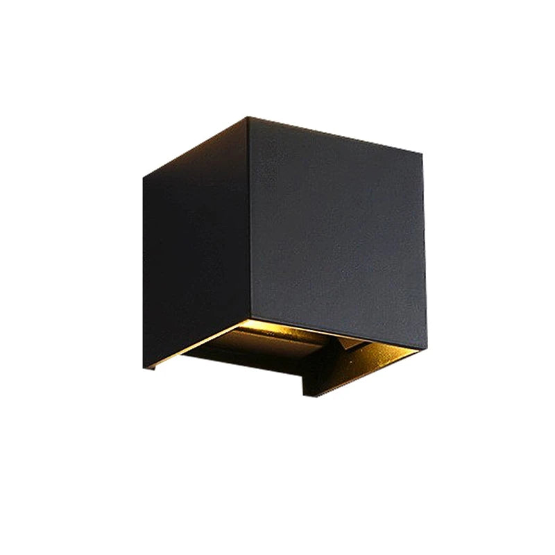 LED Outdoor Wall Light Interior Home Decor Wall Lighting AC85-265 Exterior Wall Lamps for Garden Yard IP65 Waterproof Porch Lamp Qme
