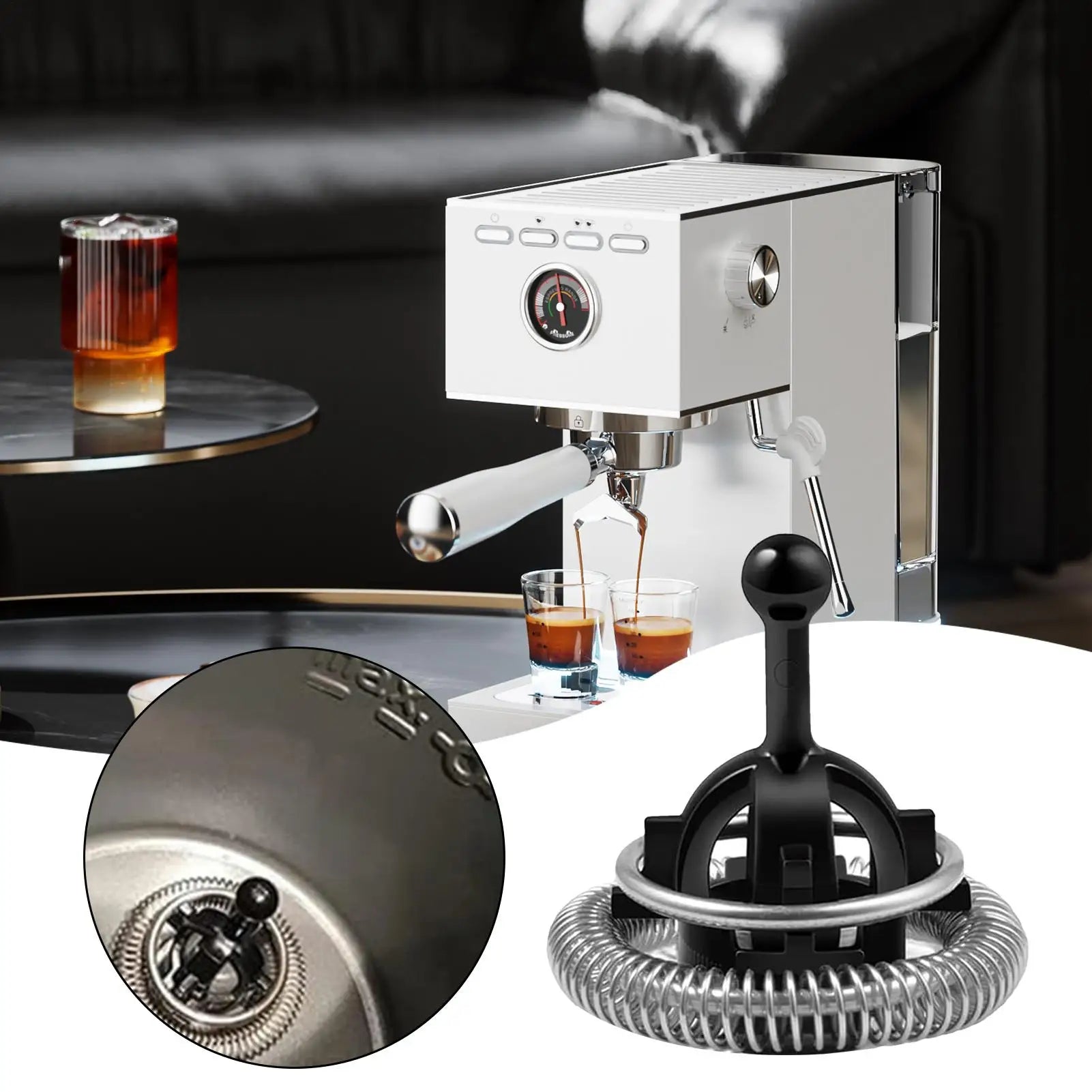1pcs Coffee Machine Accessories Cappuccino Maker Frother Accessories Multifunctional Coffee Machine Aerator Replacement Parts Qme