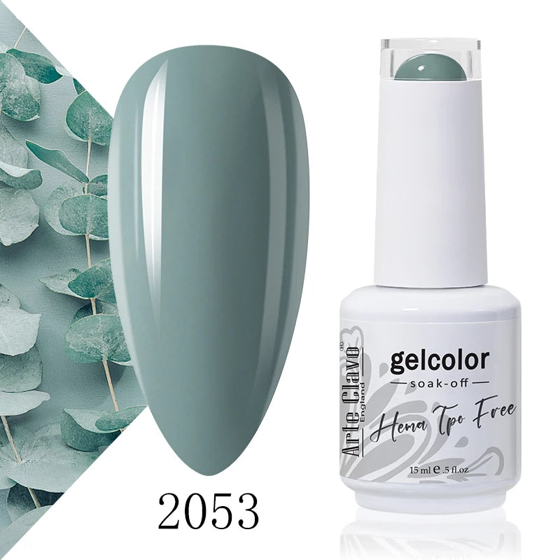 Arte Clavo Nail Gel Polish Spring Green Series Semi Permanent Varnish
