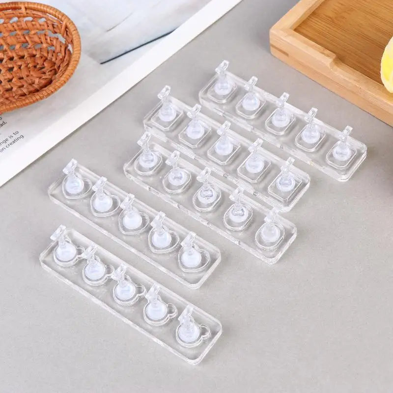 Non-magnetic Nail Display Acrylic Stand Tips Holder Practice Qme