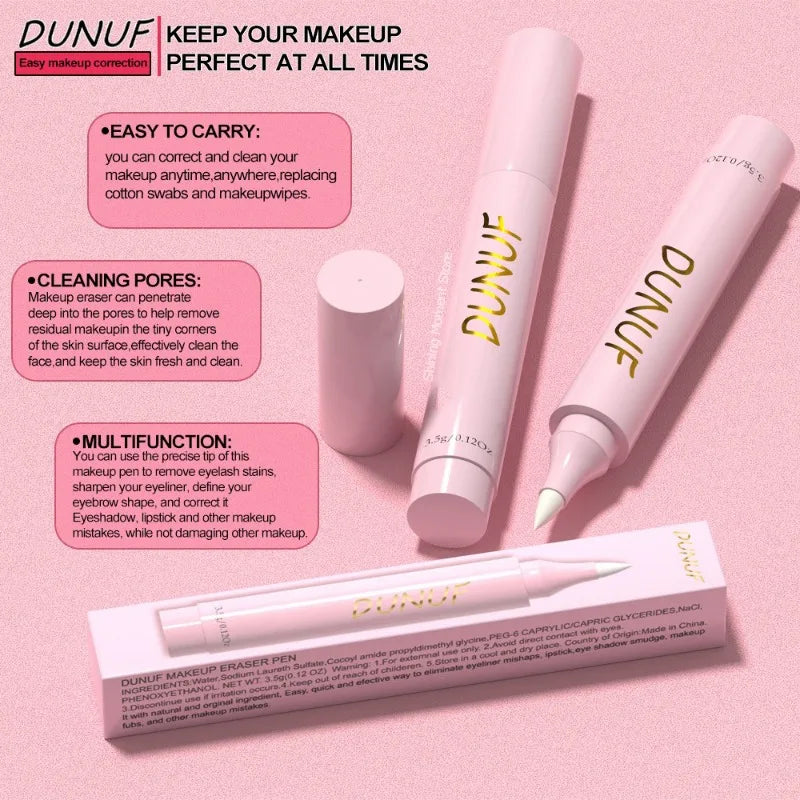 Easy To Clean Makeup Remover Pencil Eyeliner Makeup Correction Face Lip Eye Make Up Removal Shadow Eraser Pen Cleansing Tools Qme