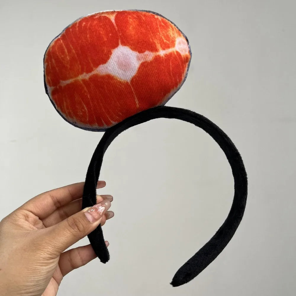 Fashion Kawaii Simulated Food Hair Hoop Korean Headwear Fruits Qme Style22