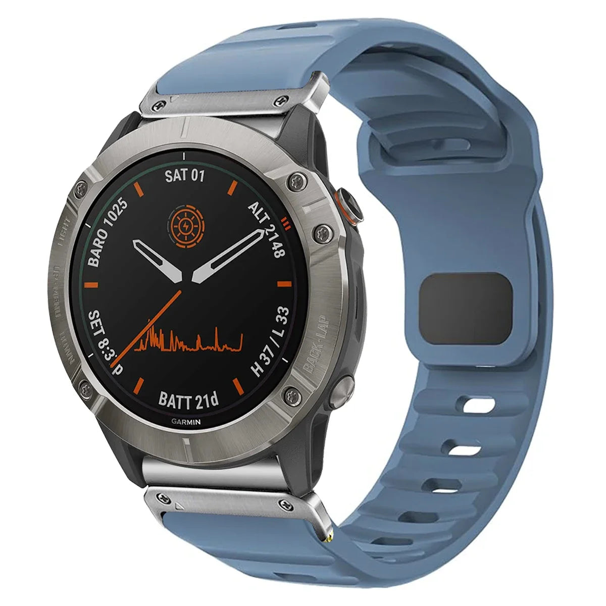 22mm 26mm QuickFit Silicone strap For Garmin Fenix 8 E 7 7X 6X Pro 5XPlus Epix Pro Gen 2 47mm 51mm/Enduro 3 No Gaps Watchband Qme US 22mm