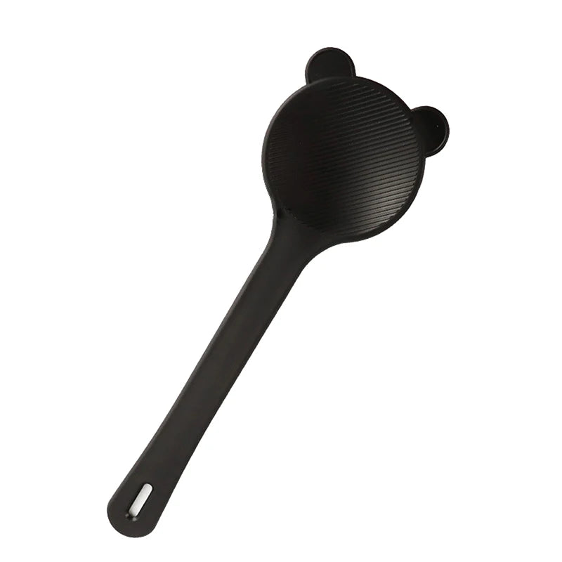 Eye Occluder Professional Black Bear Shape Handheld Optometry Tool Qme striped