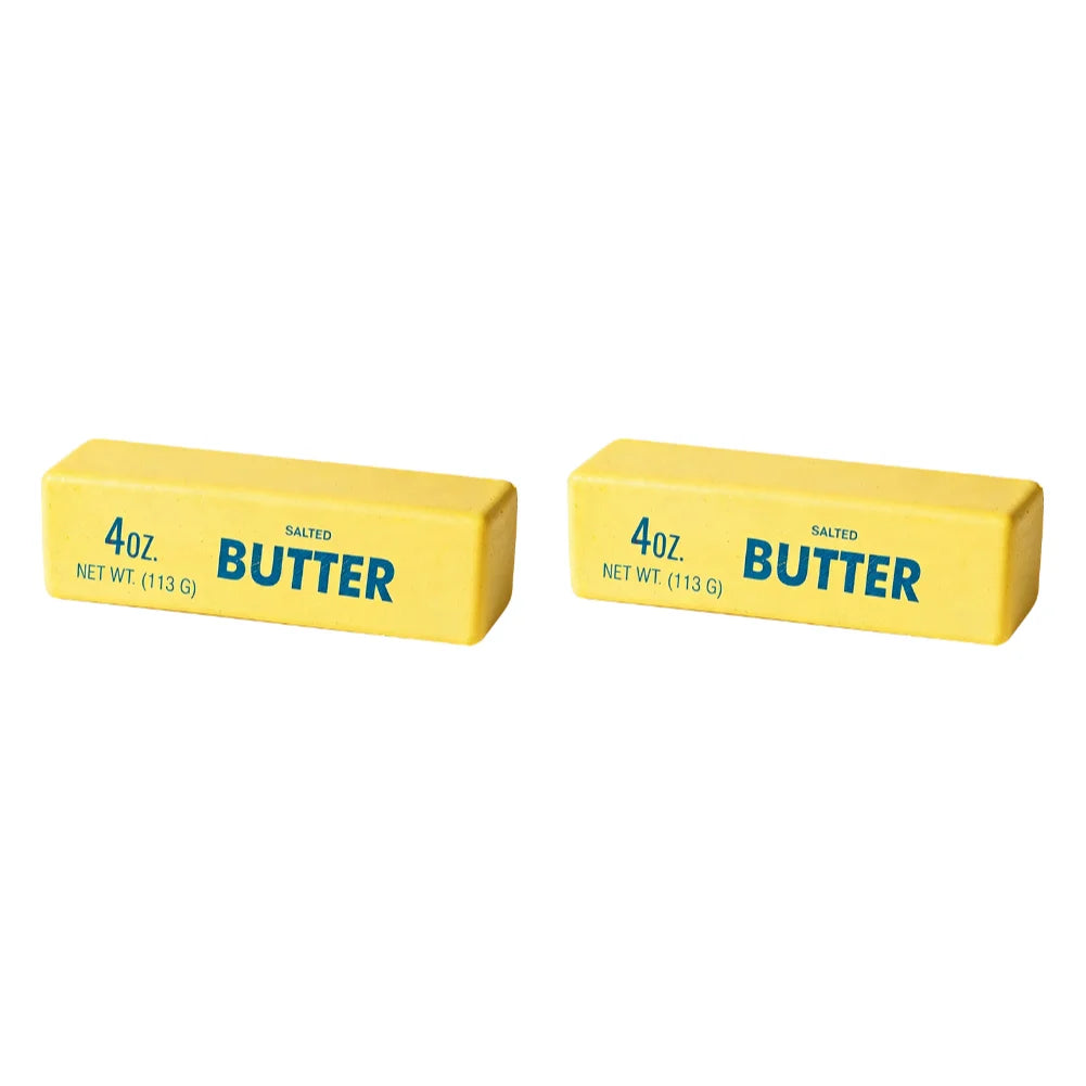 1/2/3PCS Butter Stick Squishy Fidget Toys Elastic Cheese Stick Funny Squeeze Prank Toy Stress Anxiety Relief Game Qme 2PCS
