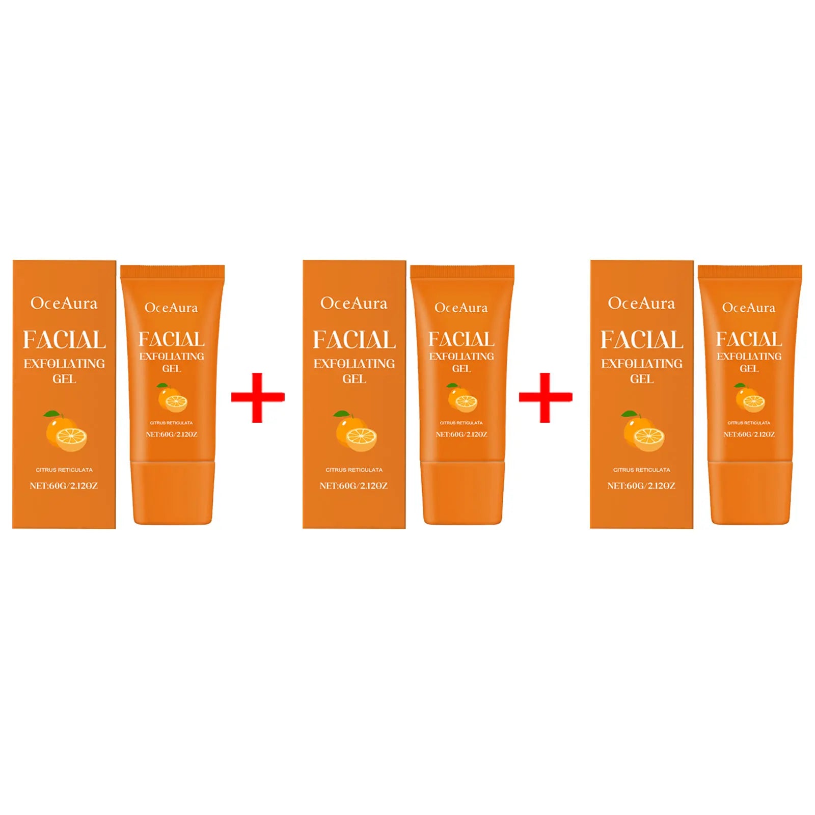 Orange Exfoliating Gel Brighten Facial Exfoliant Lighten Dark Skin Qme 180g Boxed