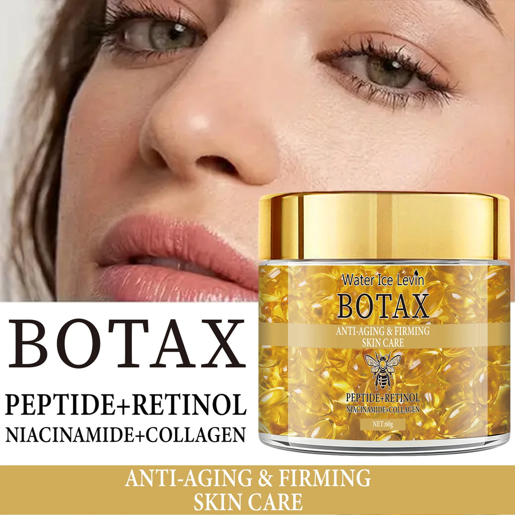 Retinol Firming and Lifting Cream, Rich in Peptides, Collagen, and Hyaluronic Acid, Suitable for All Skin Types, Tightens and Smooths Skin, Makes Skin Look Younger, and Provides Deep Hydration Qme