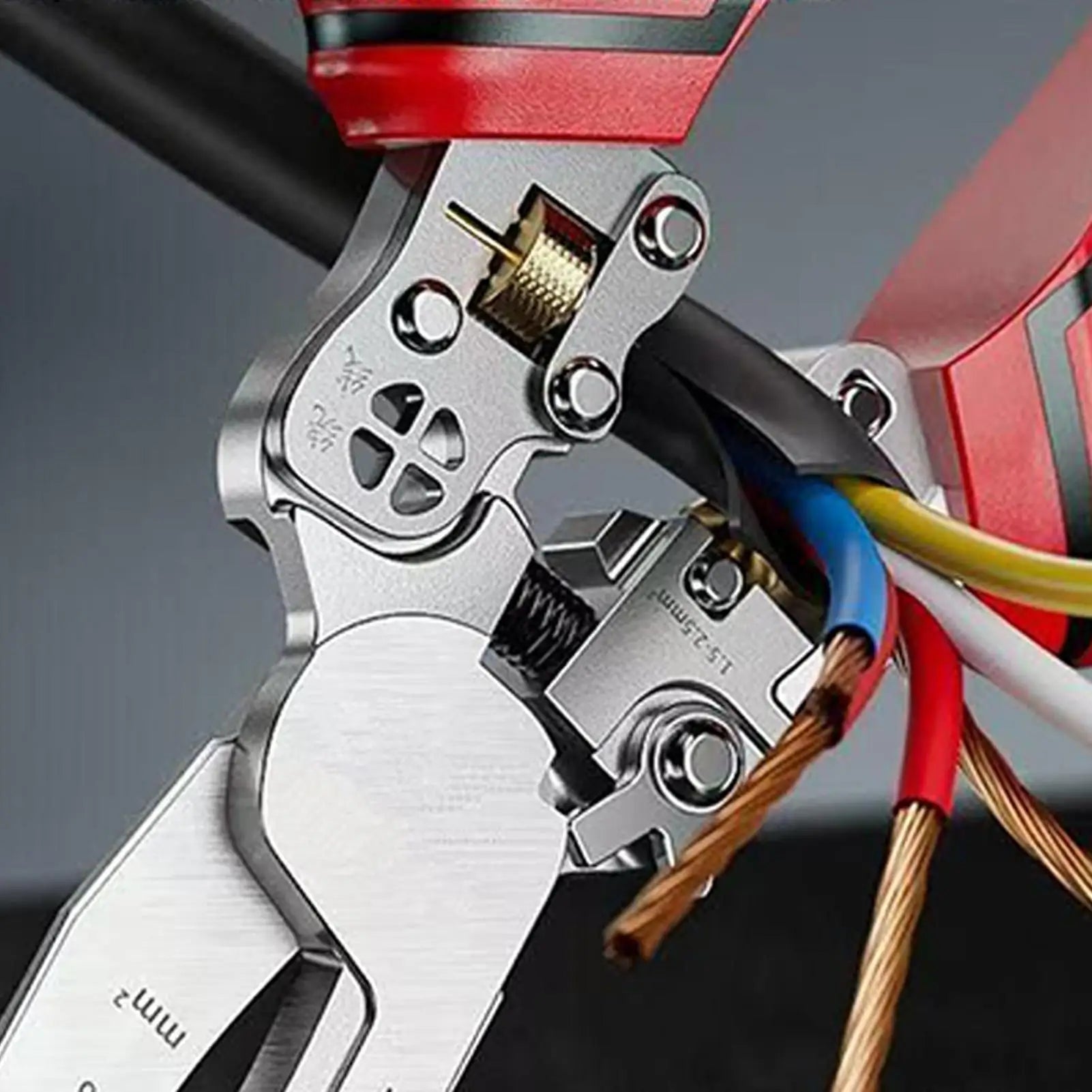 1 Wire Stripper Twister Cable Scissors AC DC Detector Repair Tool Qme