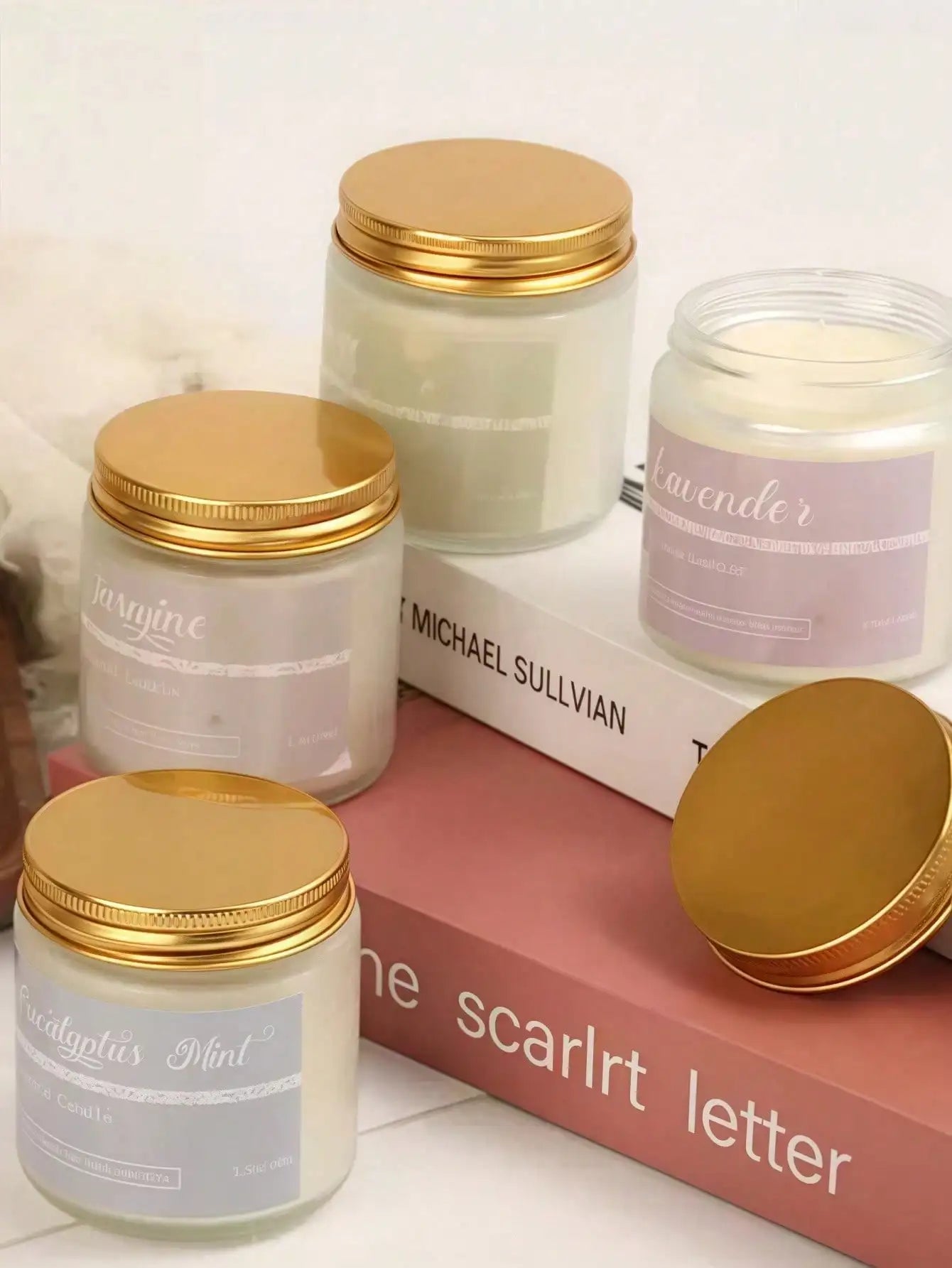 Scented Candles Canned Long-lasting Fragrance Essential Oil Suitable Qme