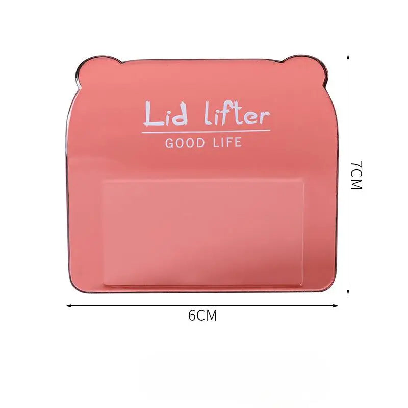 RandomStyle Toilet Lid Lifting Device Light and Small PS Material to Lift the Toilet Lid Bathroom Supplies Qme 1PC Red