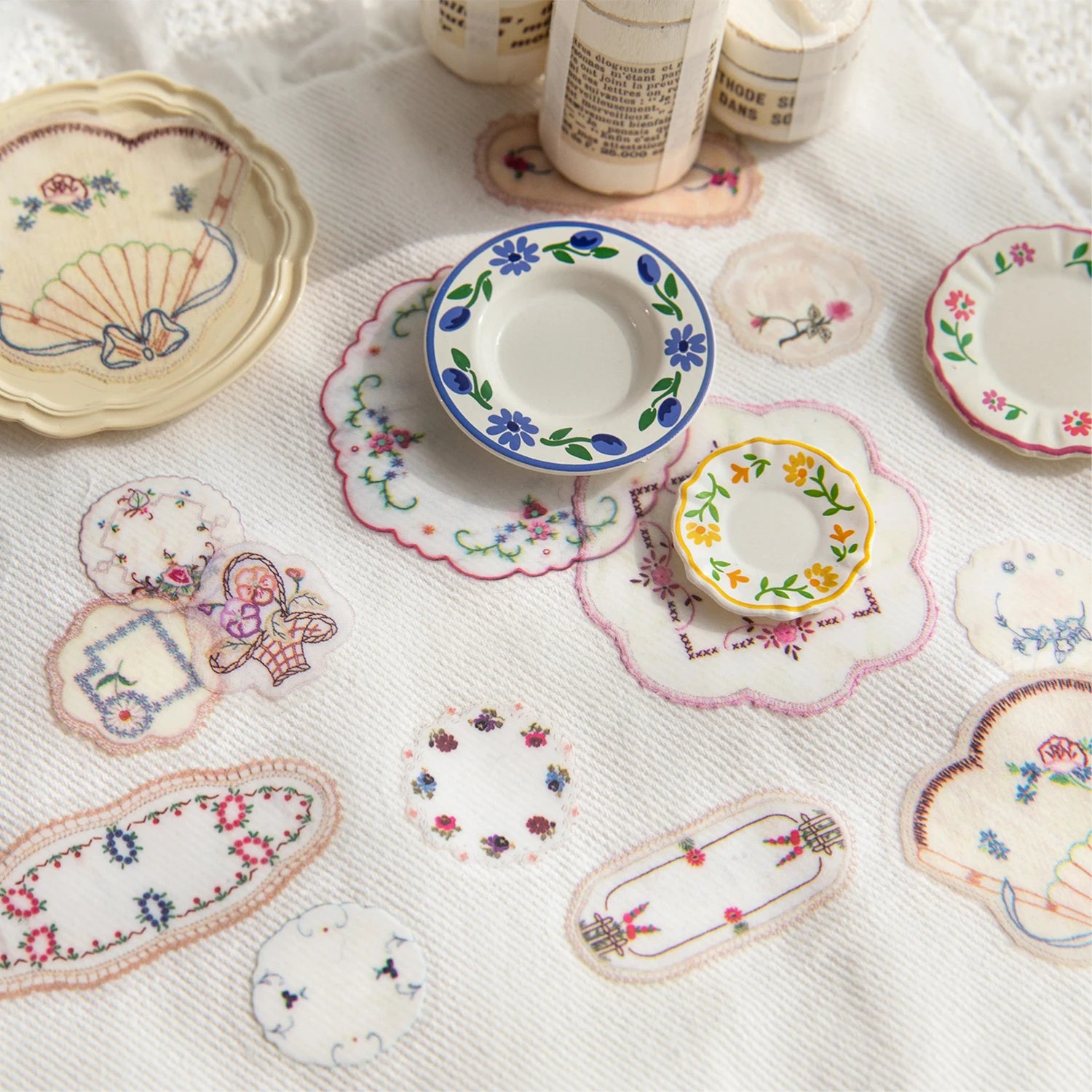 50mm*2m Aesthetic Stationery Stickers Washi Tapes Scrapbooking Supplies Japanese Cute korean stationery Journaling Masking tape Qme