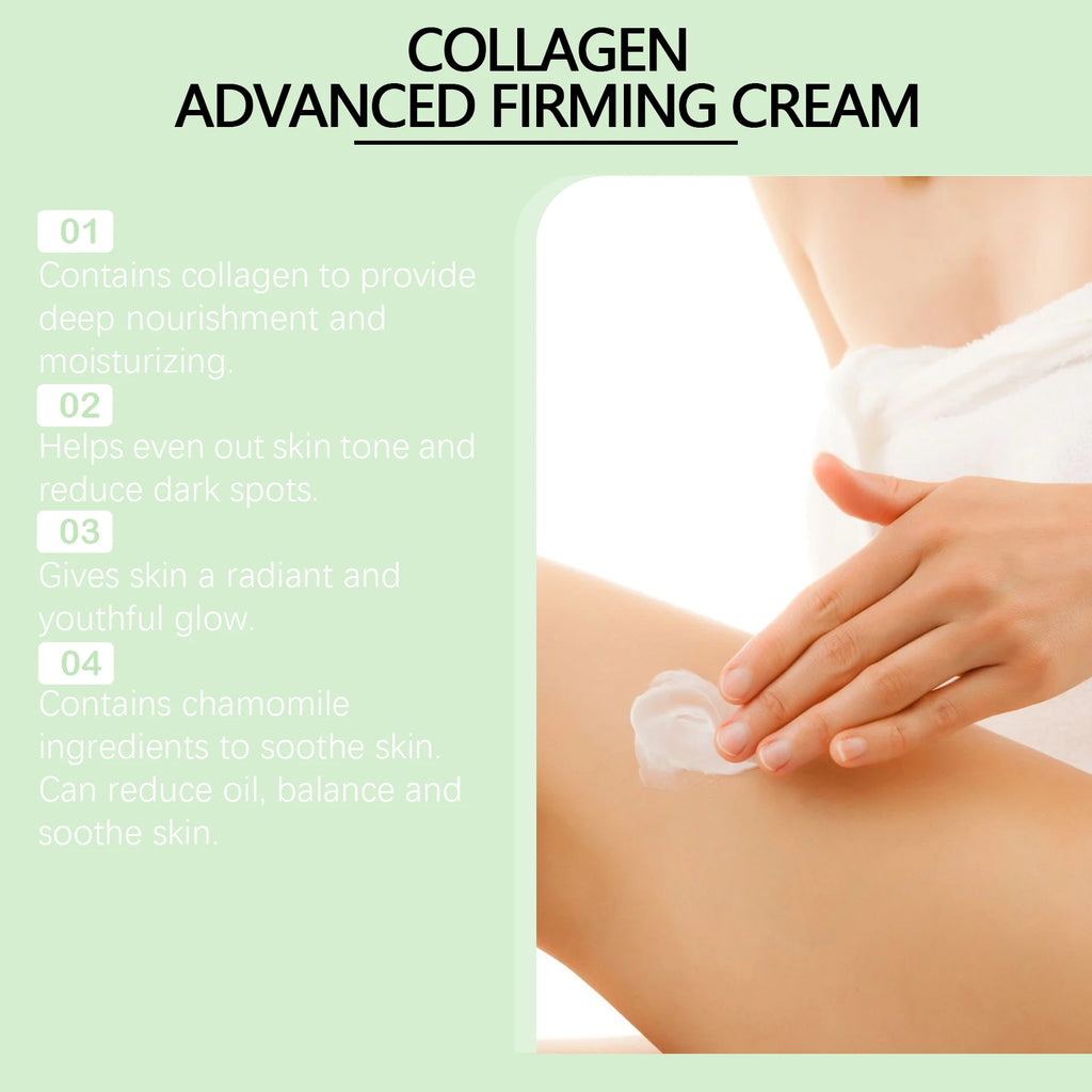Collagen Body Cream Firming Fade Fine Lines Wrinkle Dark Spots Repairing Drying Body Brightening Moisturizing Cream Skin Care Qme