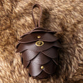 Steampunk Vintage PU Leather Mini Waist Bag Retro Coin Purse Qme Brown