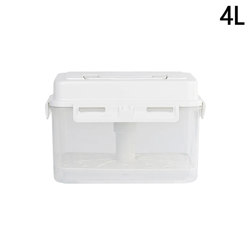 Gherkin Sauerkraut Kimchi Storage Container Fermentation 4 Pickle Jar Qme 4L