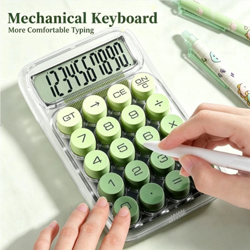 Calculator Office Commercial Transparent Dopamine Gradient Color Computer Cute High Appearance Level Calculator Qme