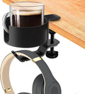 360° Rotating Desk Holder, Desk Cup Holder ,Clamp On Desk Organizer,Gaming Desk Accessories Qme Default Title