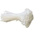1000 pcs plastic clamping collar rilsan Cable ties clamp greenhouse plastic clamps self-tightening plastic necklace belts Qme WHITE 3x100mm
