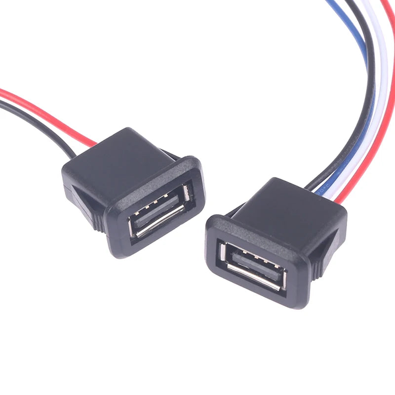 USB 2 0 Female Power Jack USB2 Charging Port Connector Cable Charger Qme