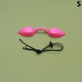 Silicone Protective Eye Goggle IPL Laser LED UV Lamp Treatment Qme S Rose red
