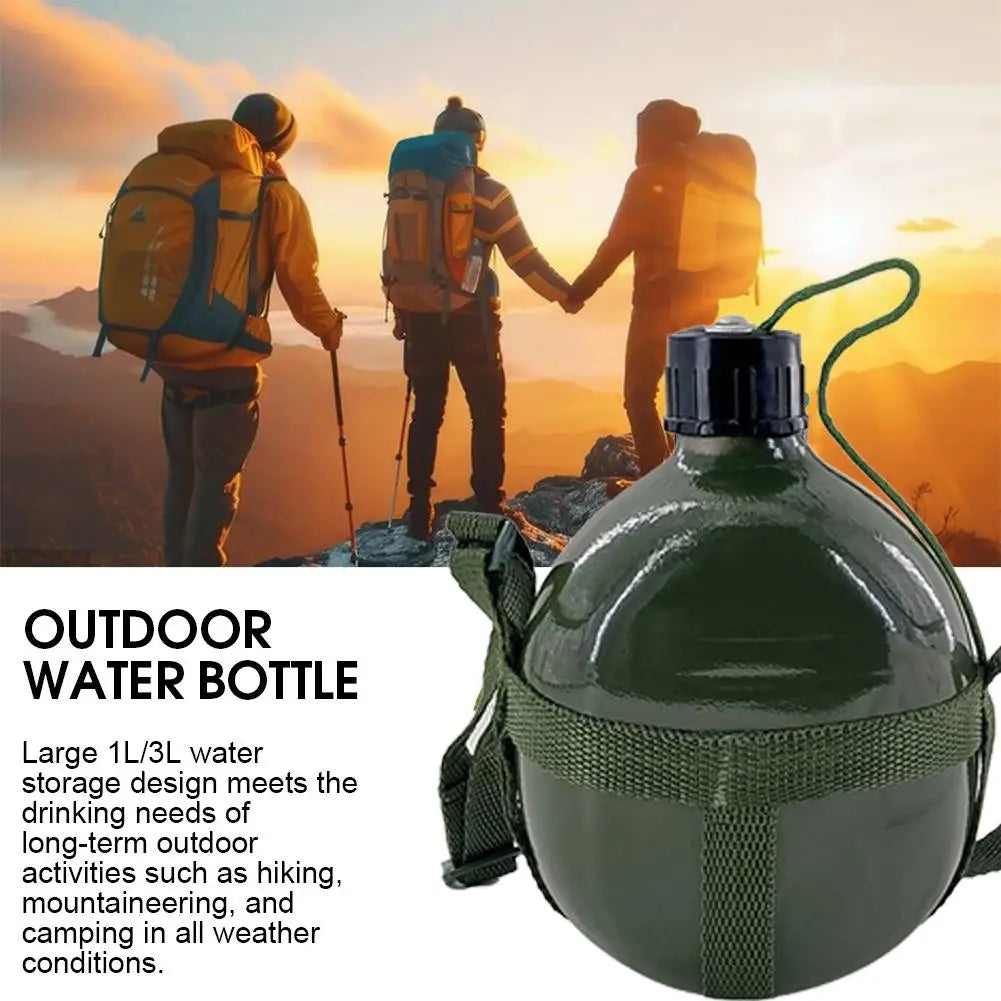 Canteen Kettle Outdoor Sports Large Capacity Survival Water Bottle Qme