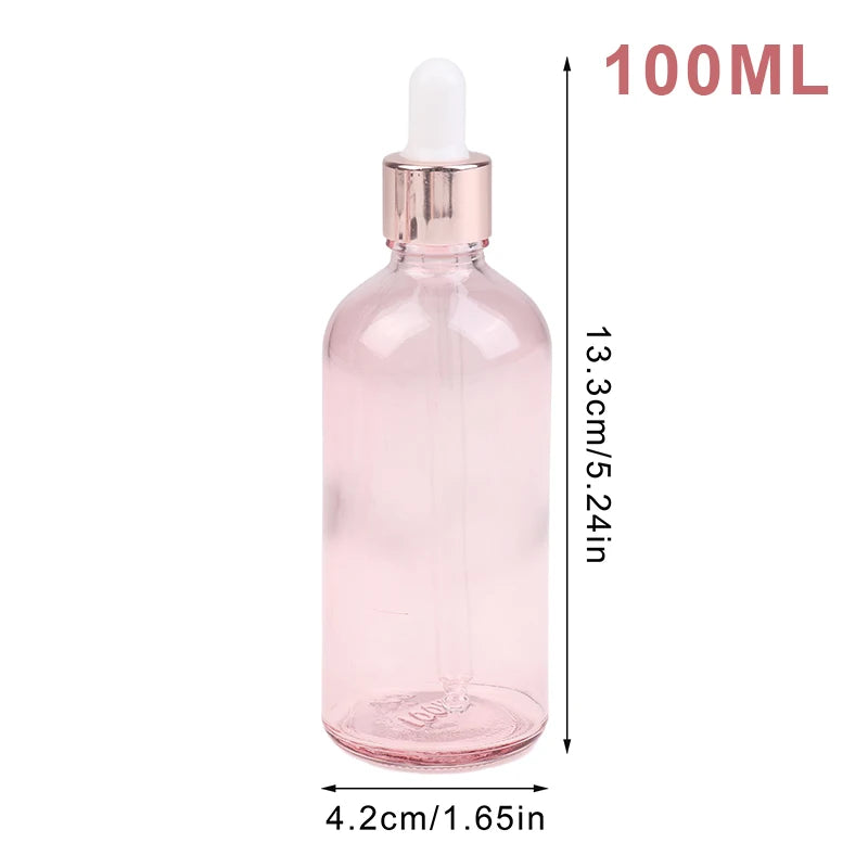 Aromatherapy Liquid Pipette Essential Massage Dropper Bottles Qme 100ml