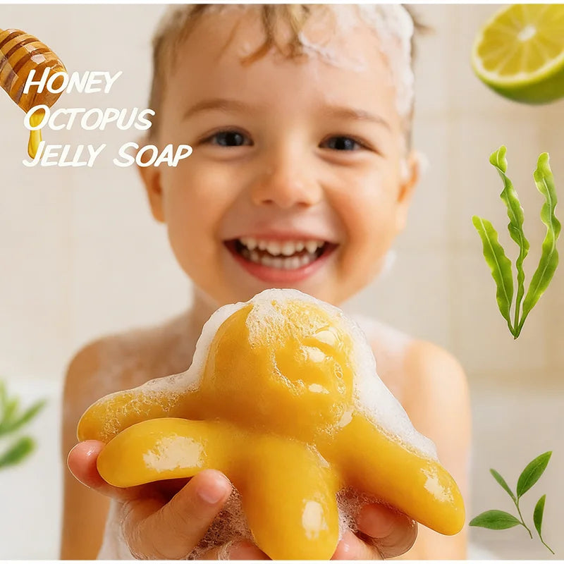 Mild Nourishing Handmade Jelly Soap Floral Fruity Scented Shower Gel Qme