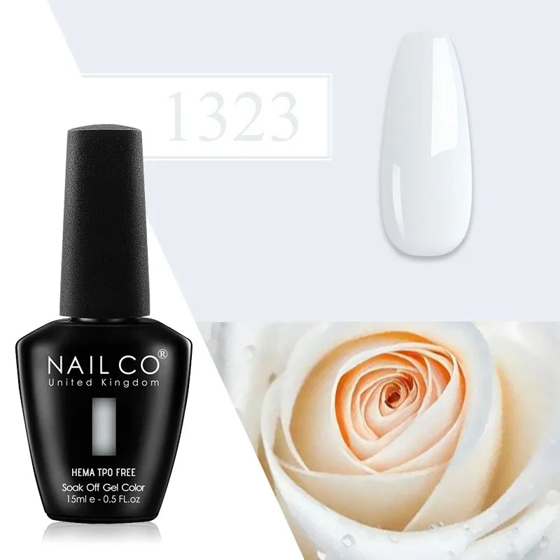 NAILCO Plum Gel Nail Polish Matte Coat Autumn Winter Semi Permanent