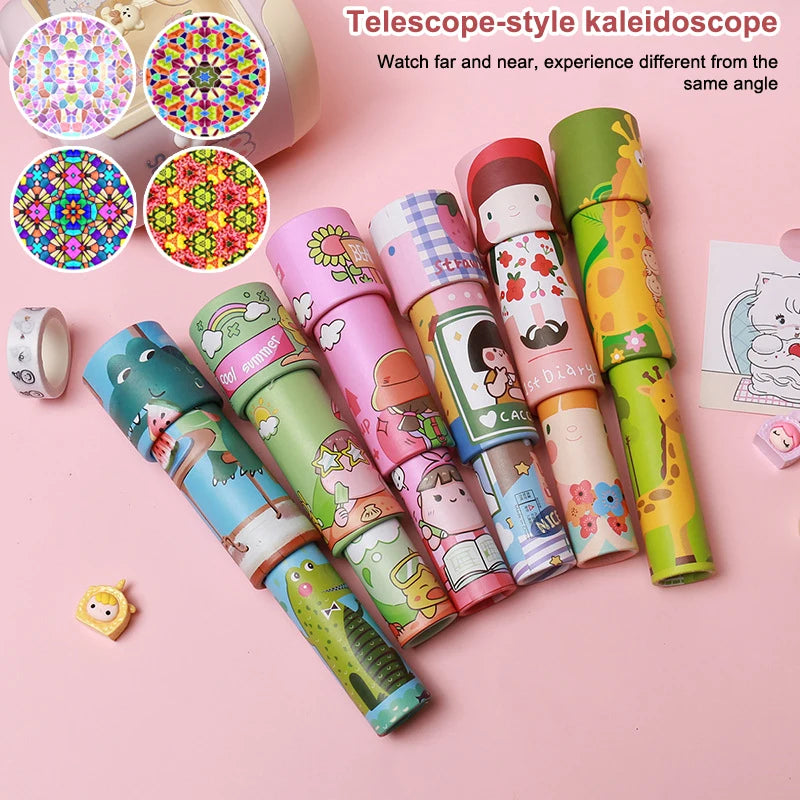 Scalable Rotation Magic Kaleidoscope Toys Funny Classic Fancy Colored Qme
