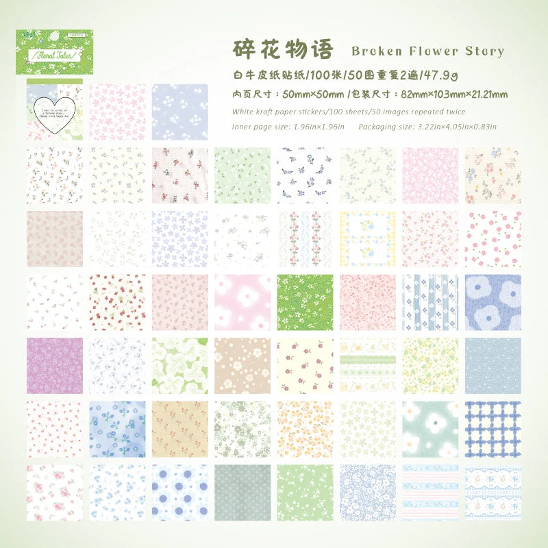 100 Sheets Per Book Fruit Sticky Note ToDo List Record Journal Decorative Memo Practical Stationery Stickers Qme B2